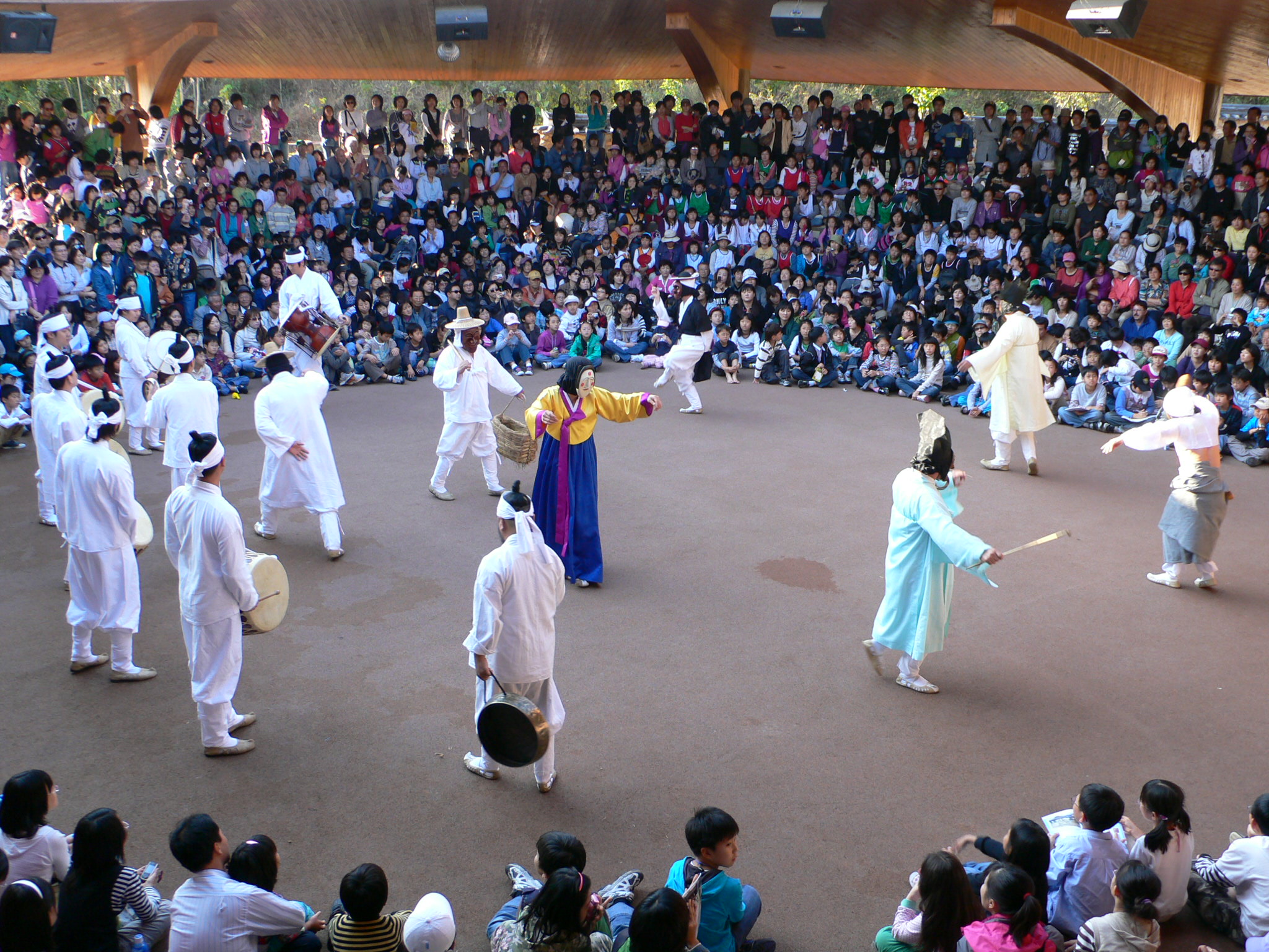 하회별신굿탈놀이 상설공연 안내.