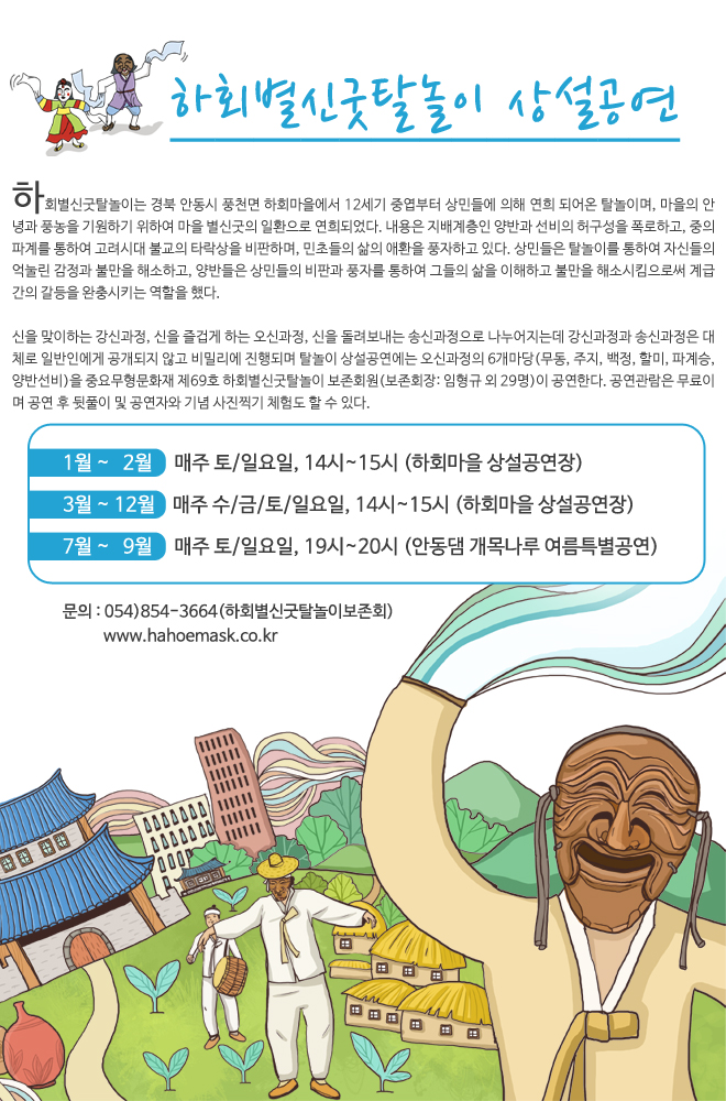 하회별신굿탈놀이 상설공연