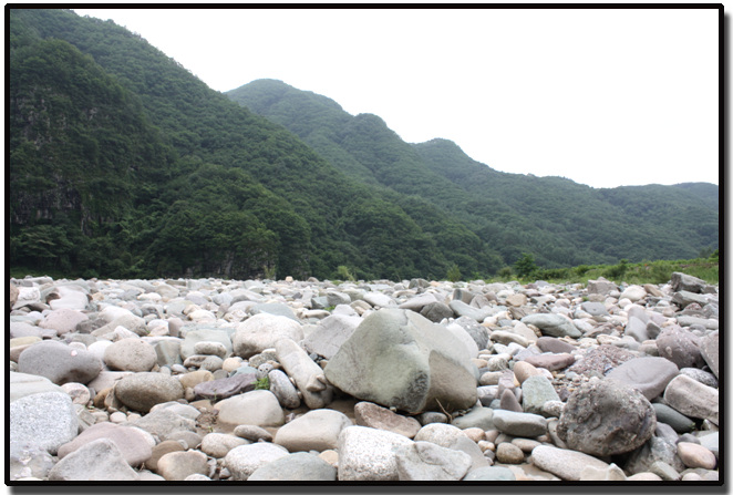 농암종택 가는길의 가송리 절경