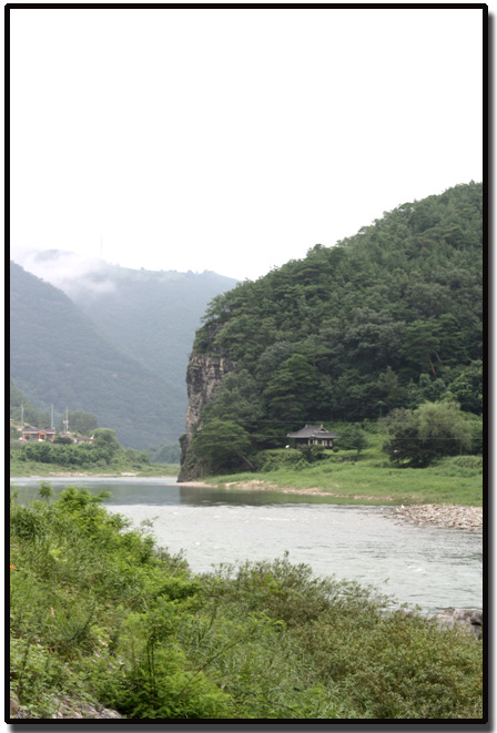 농암종택 가는길의 가송리 절경