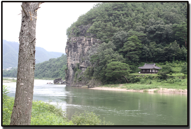 농암종택 가는길의 가송리 절경