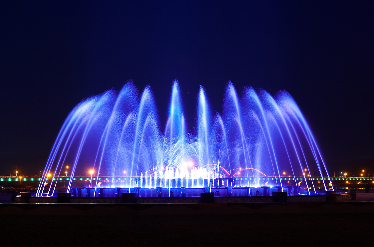 낙동강음악분수 가동 안내