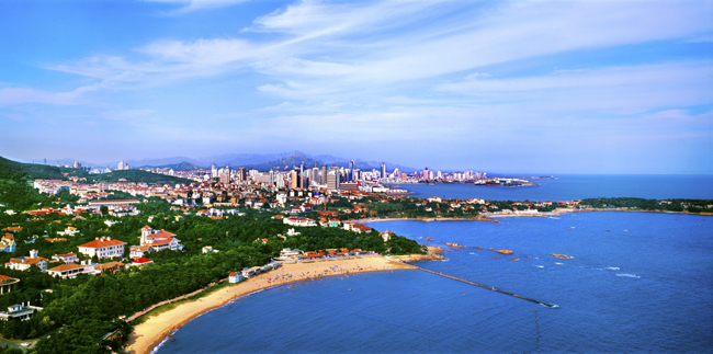 안동시 교환도시 중국 청도시